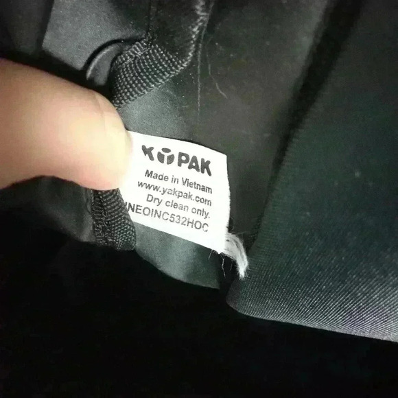 Yak Pak Backpack Bookbag Colorful Boho School Preppy Two Strap Shoulder Unique - Picture 7 of 8